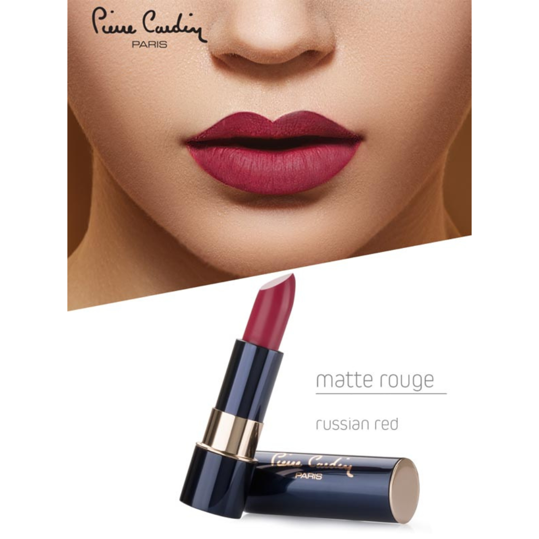 Matte Rouge Lipstick - Russian Red